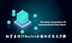批量查询TPWallet余额的方法与步骤
