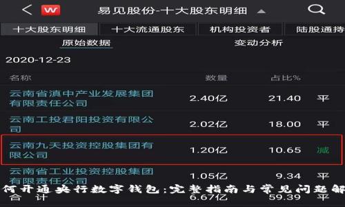 如何开通央行数字钱包：完整指南与常见问题解答