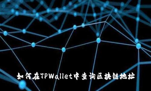 如何在TPWallet中查询区块链地址